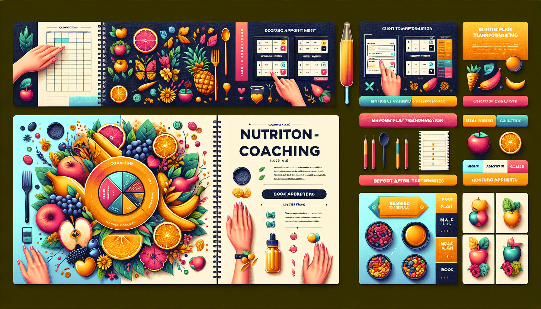 Download the Free Nutrition Coaching Layout Pack for Divi