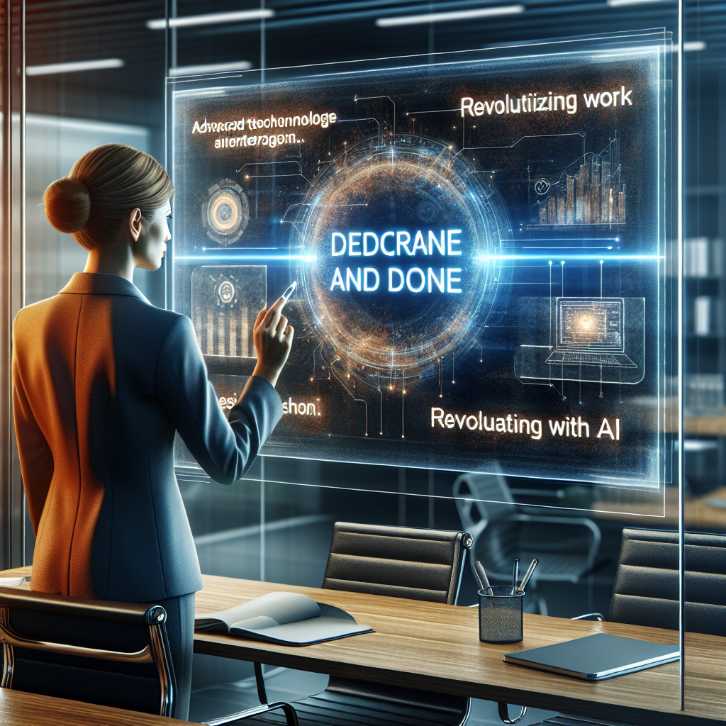 Revolutionizing Work with AI's 'Describe and Done' Feature