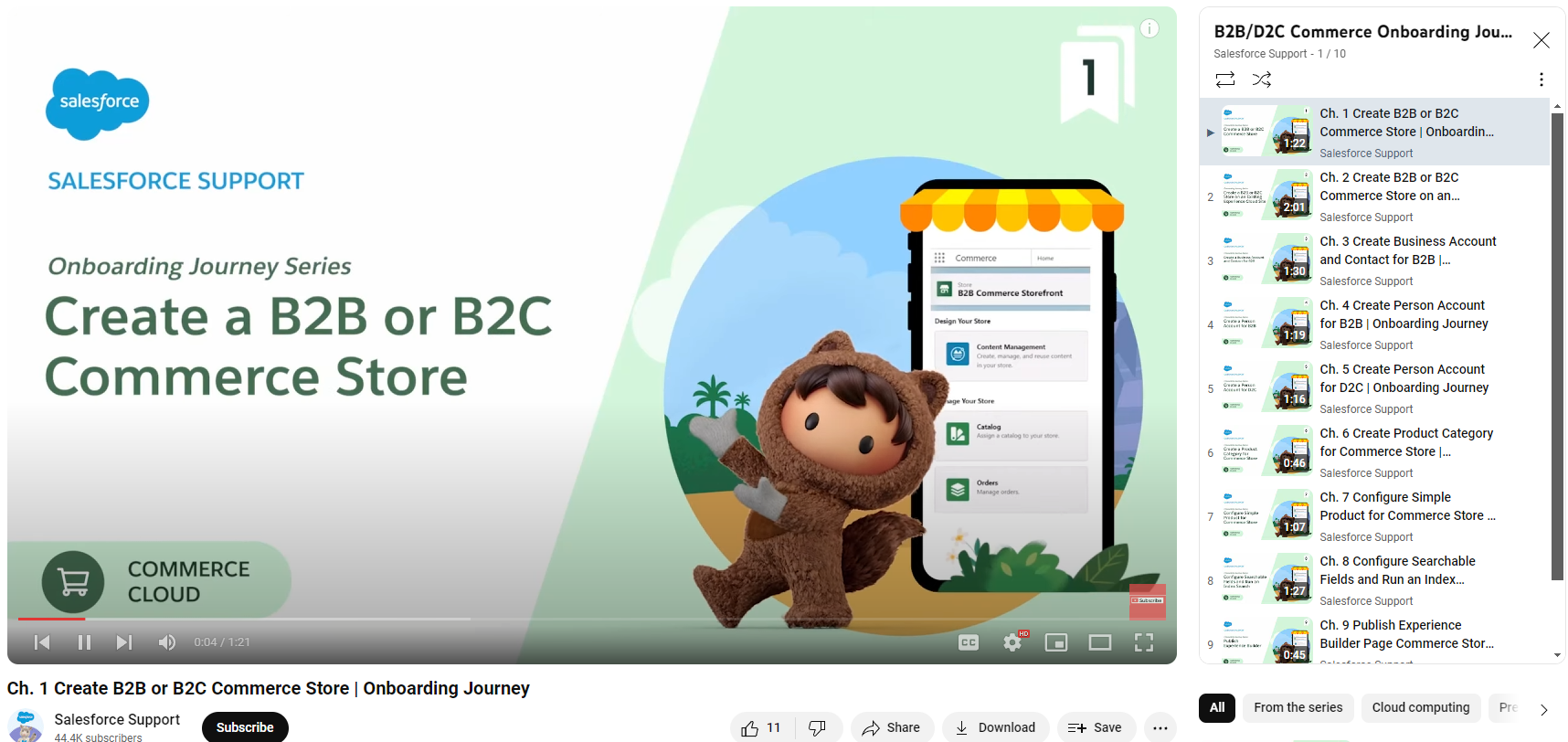 salesforce onboarding video example