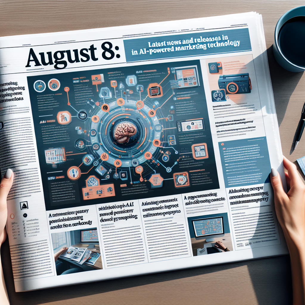 August 8: Latest News and Releases in AI-Powered Marketing Technology
