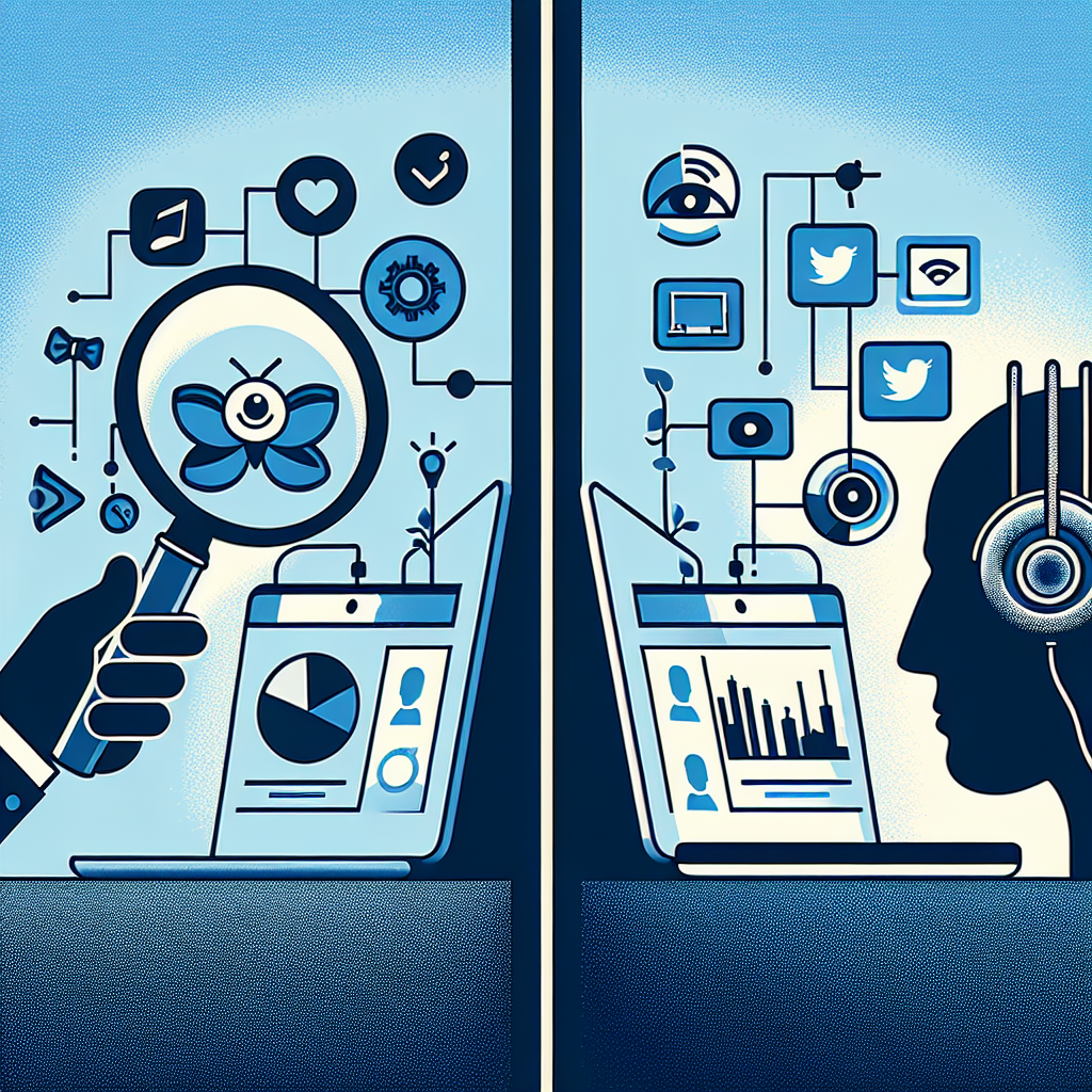 Grasping the Distinctions Between Social Media Monitoring and Social Media Listening