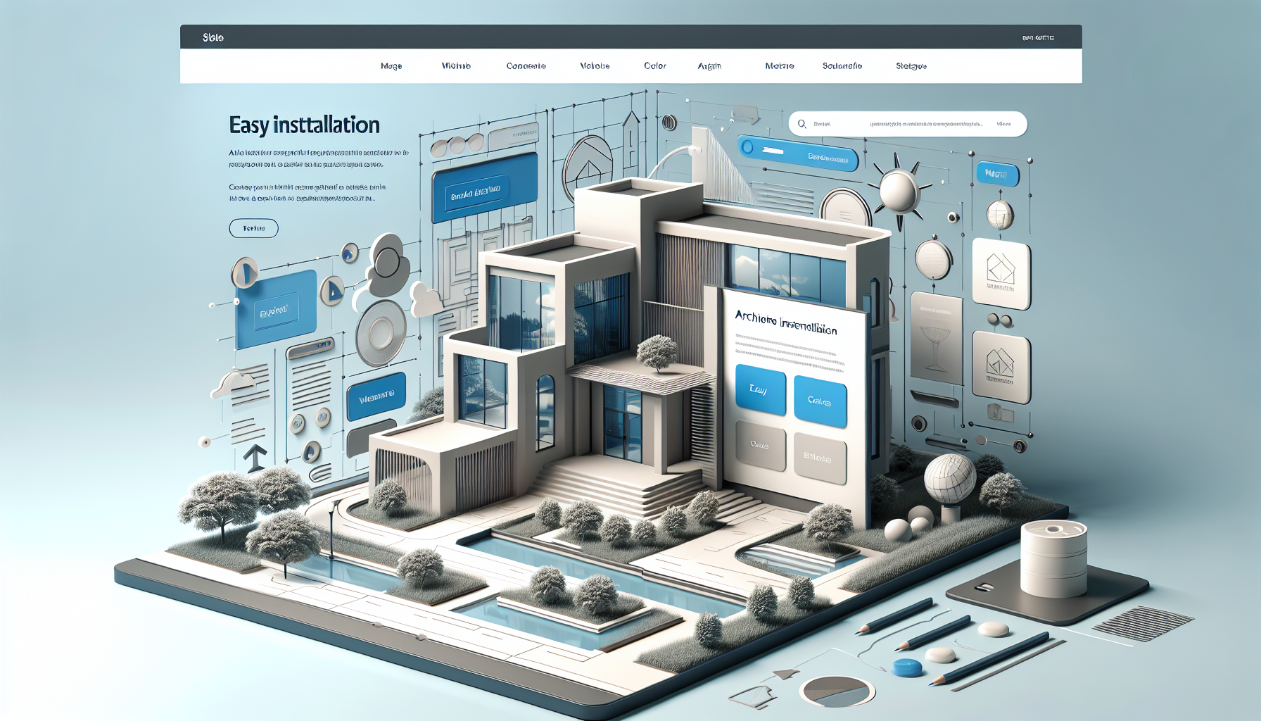 Introducing the New Divi Starter Site Designed for Architects: Easy Installation Guide