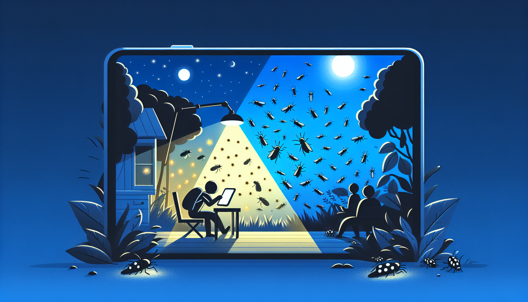 Why I Prefer Dark Mode: Steering Clear of Light That Draws Insects