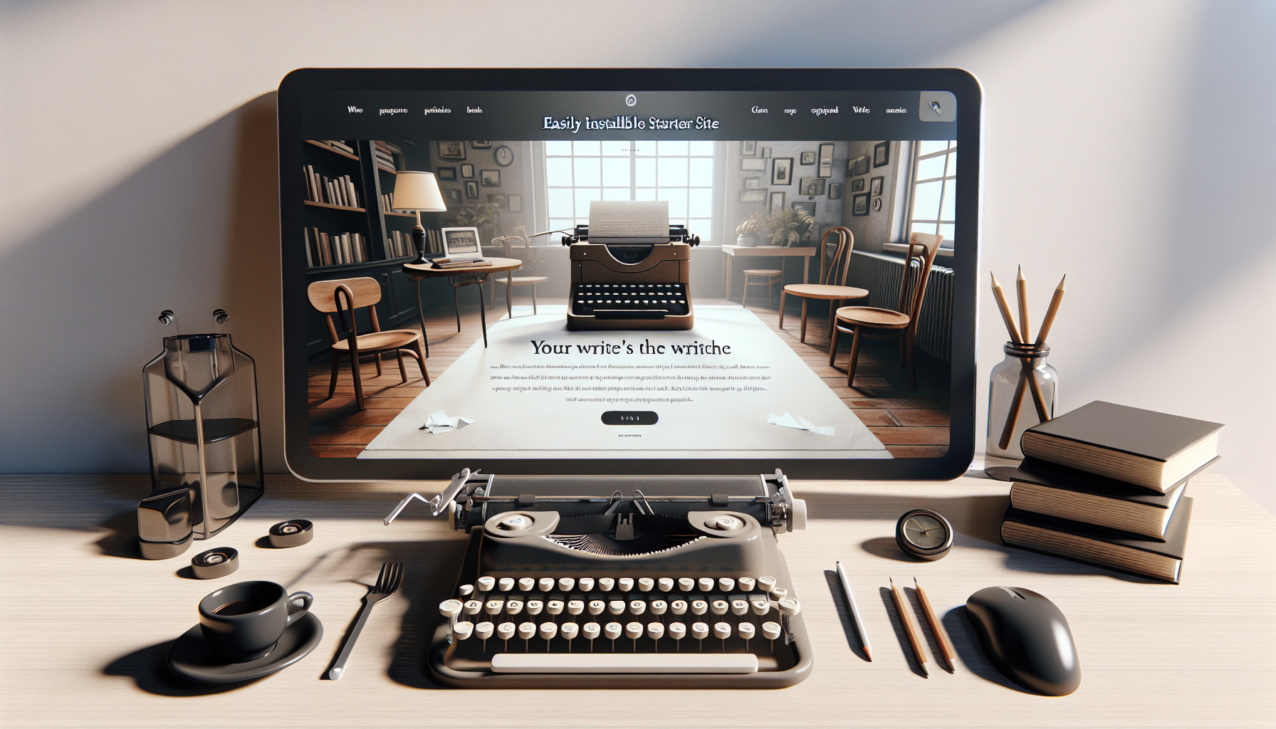 Introducing a Quick Installation Starter Site for Writers