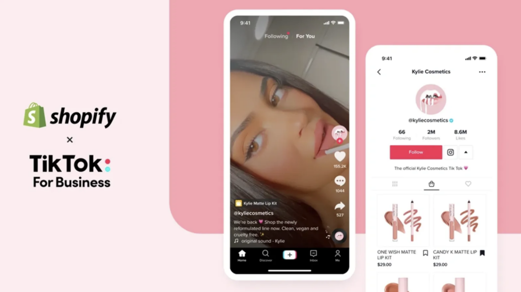 Shopify's collaboration with TikTok aimed at outreach to entrepreneurs and businesses.