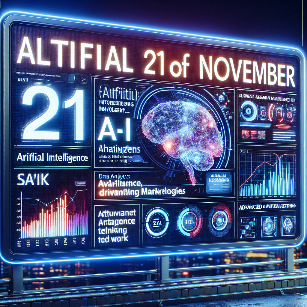 Latest Updates and Releases in AI-Powered Marketing Technology: November 21