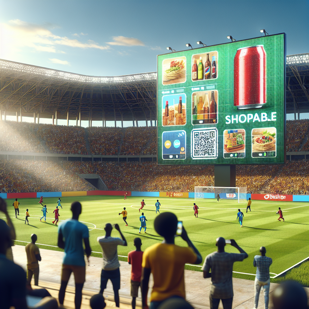 Africa Creative Transforms Soccer Ad Boards into Shoppable Experiences