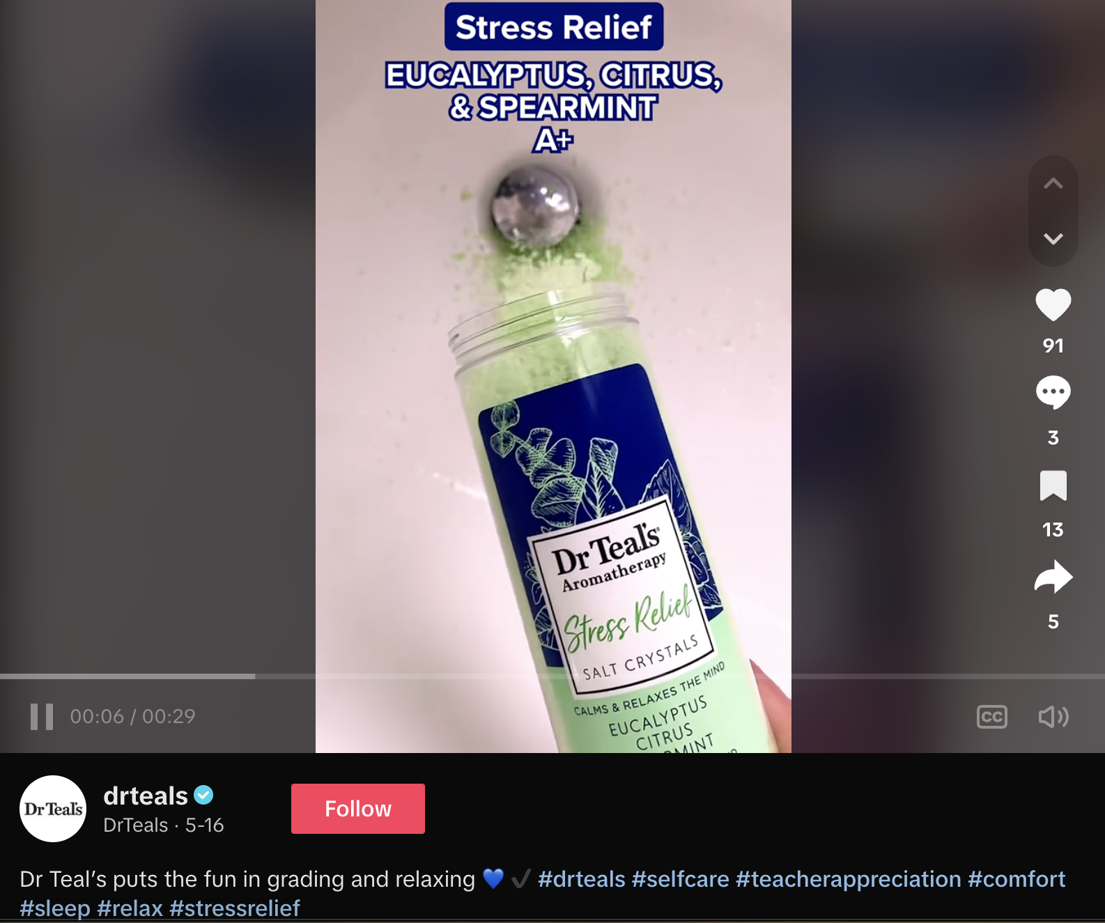 Dr. Teal’s celebrates #WomensHealthAndFitnessDay with a video on improving the sleep cycle, highlighting their Epsom salt products as part of recovery routines.