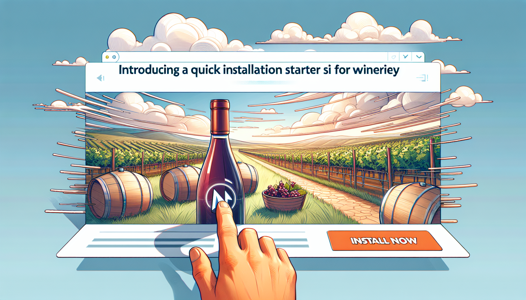 Introducing a Quick Installation Starter Site for Wineries